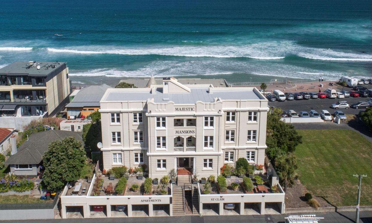 Majestic Mansions - Apartments At St Clair Dunedin Bagian luar foto