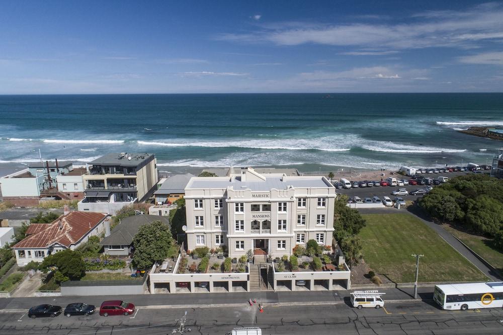 Majestic Mansions - Apartments At St Clair Dunedin Bagian luar foto